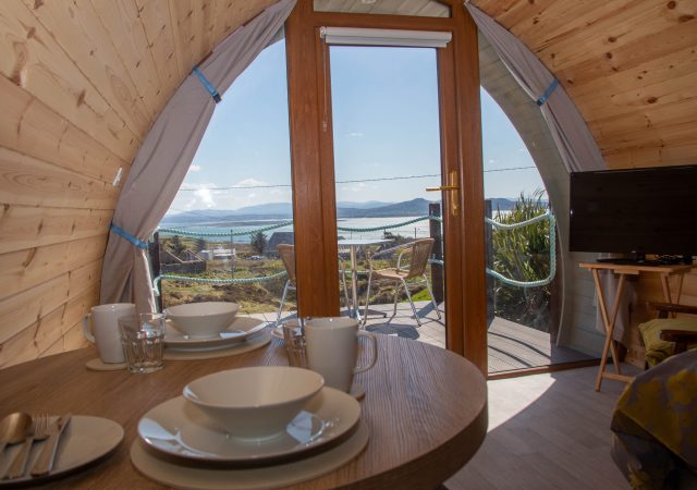 view from Arranmore Glamping